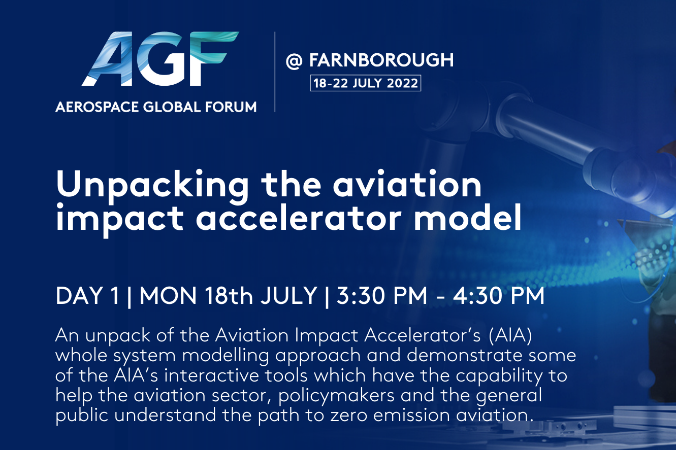 Join the AIA at the Aerospace Global Forum, Farnborough Airshow July
